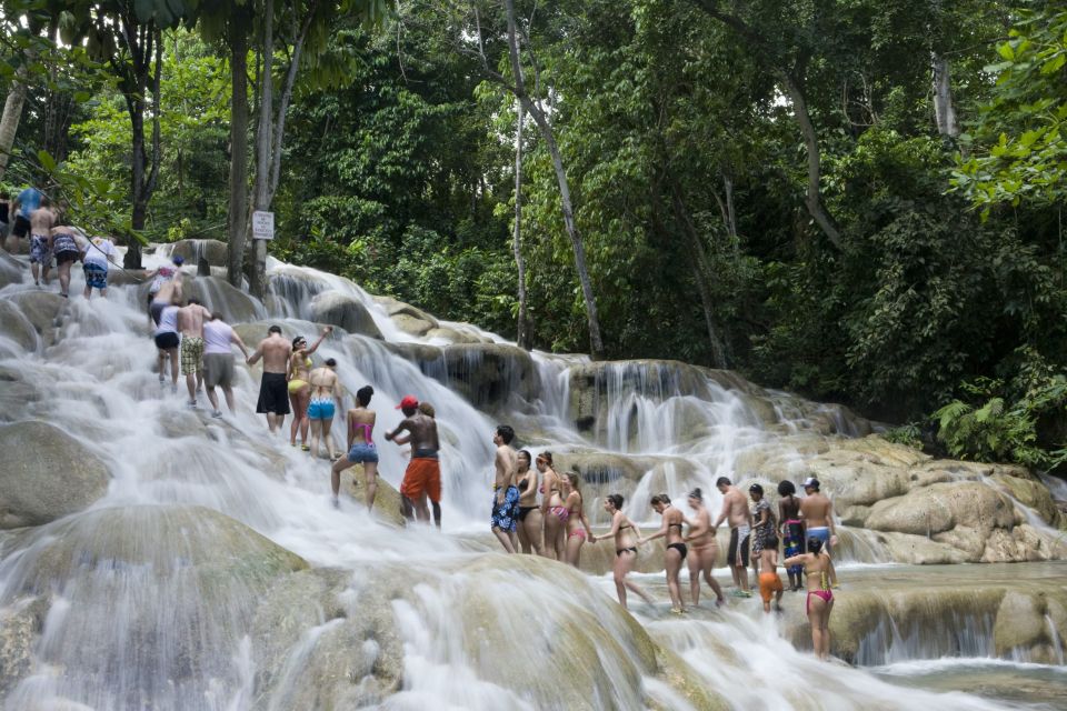 Dunn’s River Falls, Margaritaville Beach and Shopping Tour