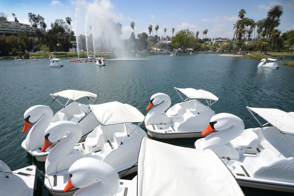 Echo Park Lake: Swan Pedal Boat Rental