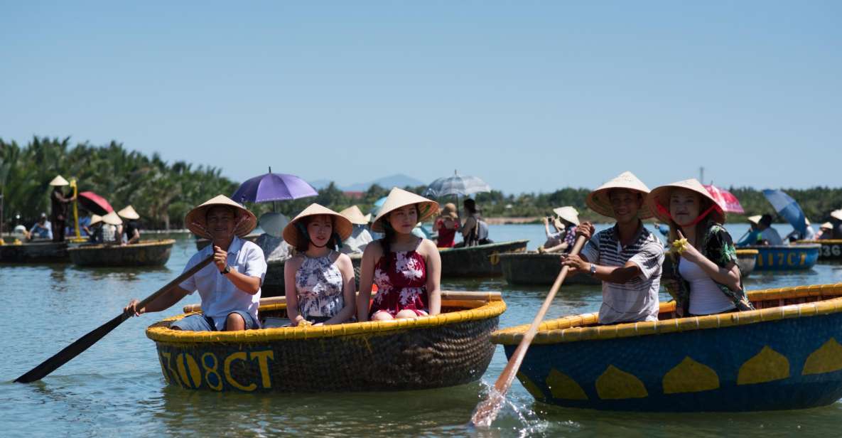 Eco Cooking Class, Cruise Trip, Basket Boat From Hoian/Danan