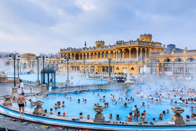 Entrance to Szechenyi Spa in Budapest