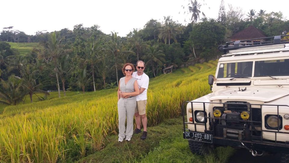 Experience Land Rover Jeep Tour Kintamani & Ubud Swing