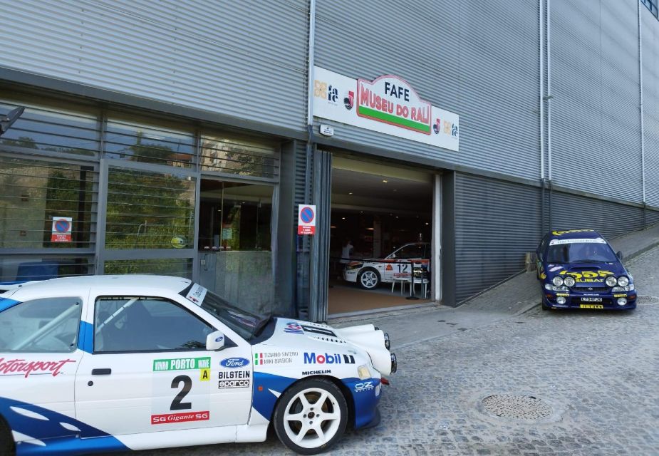 Fafe: Entrance to Rally Museum+Sticker in the Land of Rally