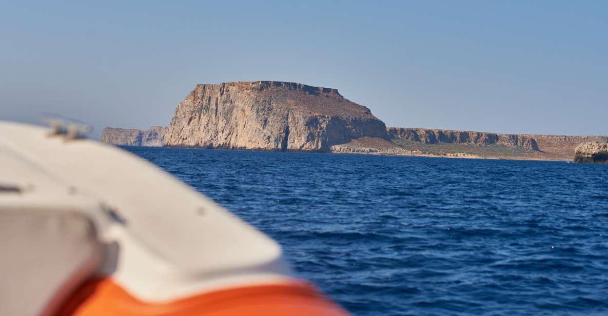 Falassarna Beach: Balos Lagoon Private Small Boat Cruise