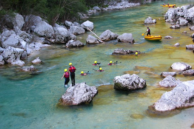 Family Rafting On Soca River