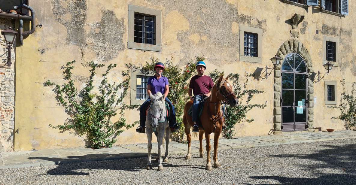 Florence: Horse Ride 3h and Wine Tasting&Lunch at a Castle