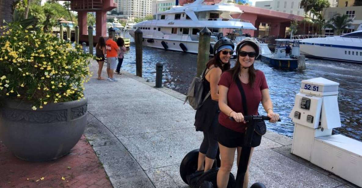 Fort Lauderdale: Famous Yachts and Mansions Segway Tour - Explore Exclusive Neighborhood