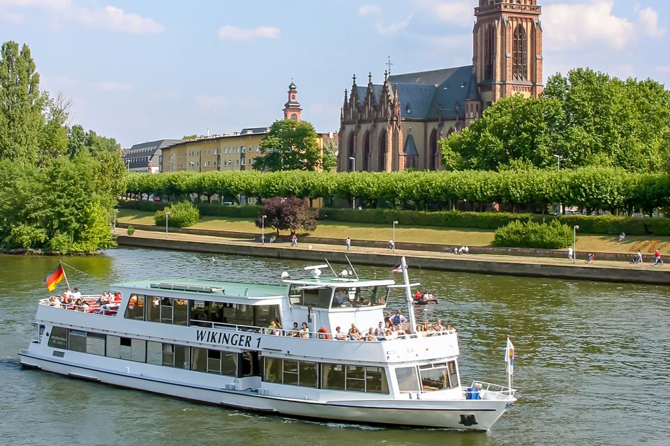 Frankfurt: River Main Sightseeing Cruise With Commentary