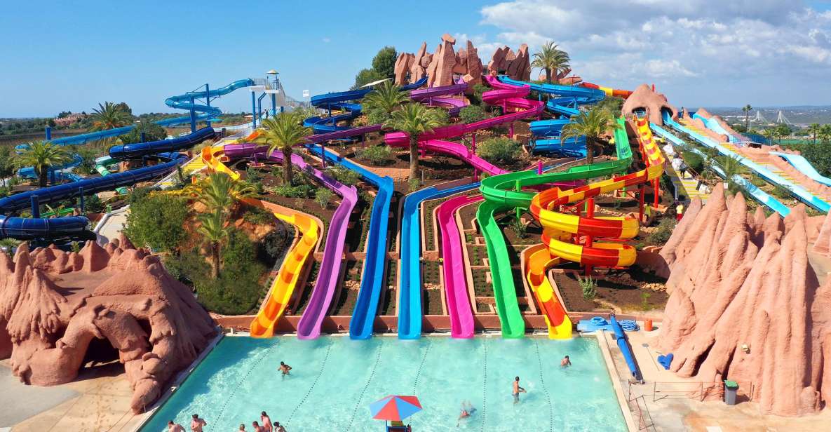 From Albufeira: Slide & Splash Waterpark One-Way Transfer