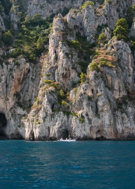 From Amalfi Coast Ports: Capri Transfer and Island Boat Tour