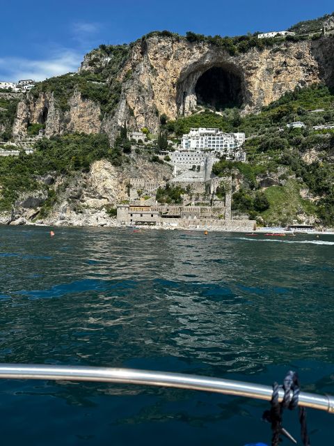 From Amalfi, Maiori, or Salerno: Private Boat Tour of the Amalfi Coast