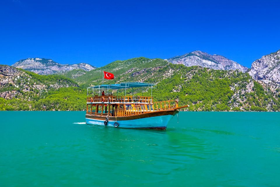 From Antalya: Green Canyon Boat Trip W/Lunch and Drinks