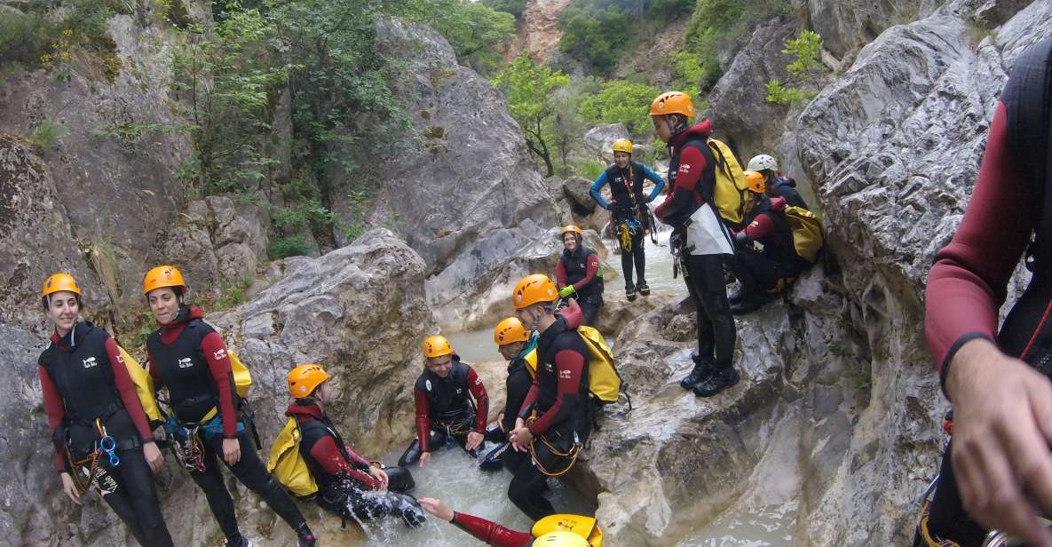 From Athens: Agios Loukas Gorge Canyoning Experience