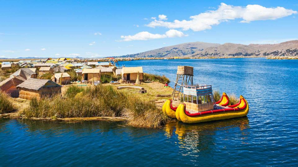 From Cusco: Uros Excursion to Uros Island – Taquile + Lunch.