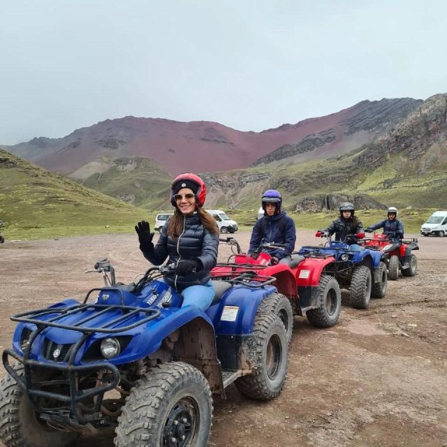 From Cuzco: Rainbow Mountain in ATV Quad Bikes + Food