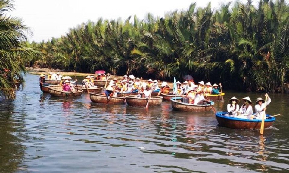 From Da Nang: Marble Mountain -Hoi an City -Basket Boat Ride