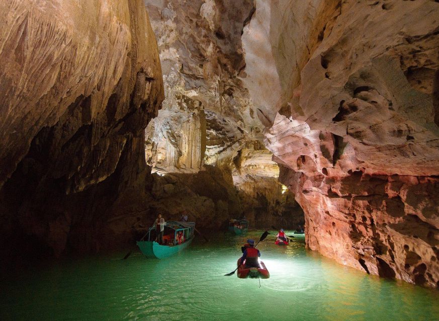 From Dong Hoi: Paradise Cave and Phong Nha Cave Tour & Lunch