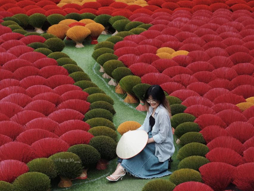 From Hanoi: Incense Village and Train Street Guided Tour