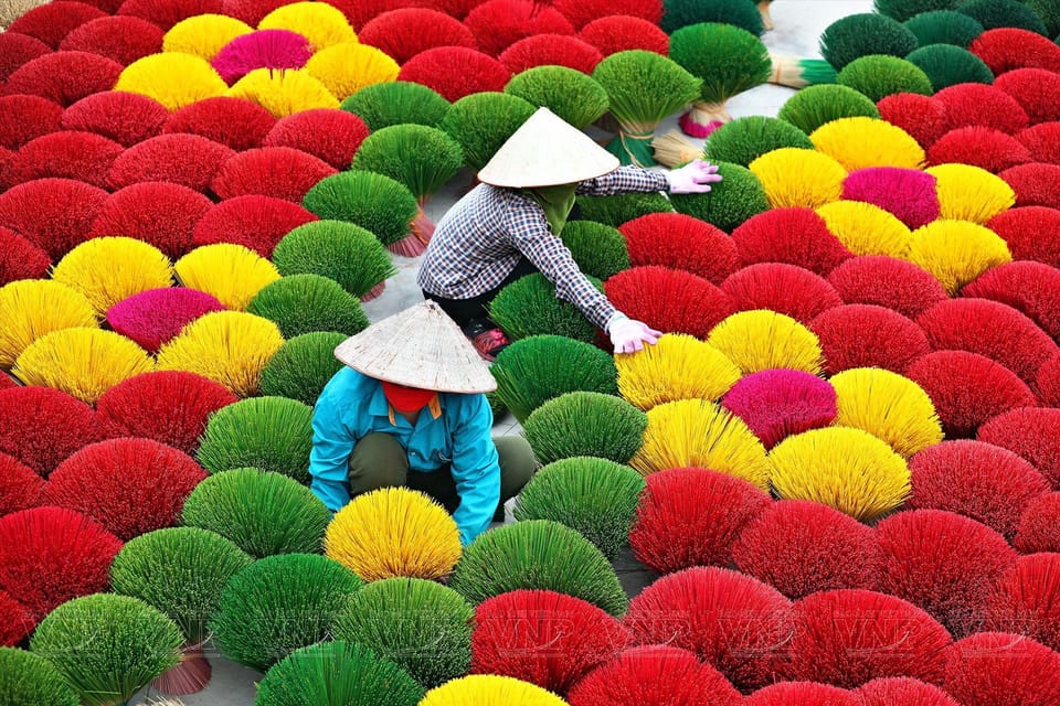 From Hanoi: Quang Phu Cau Incense Village & Perfume Pagoda