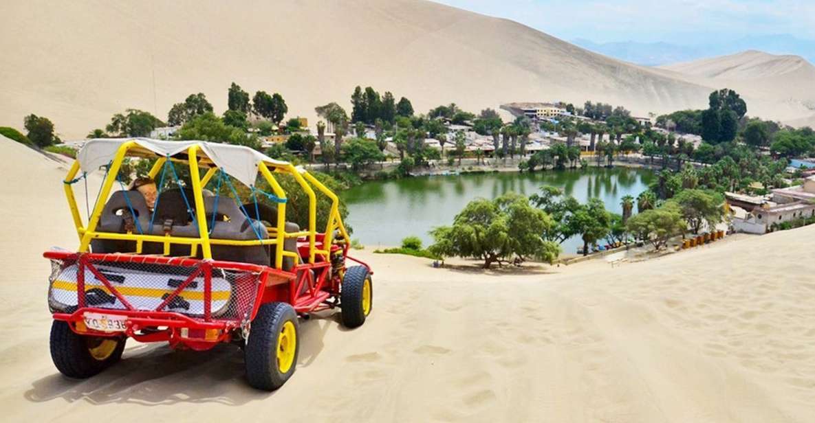 From Huacachina: Sunset + Sandboard and Buggy in the Dunes