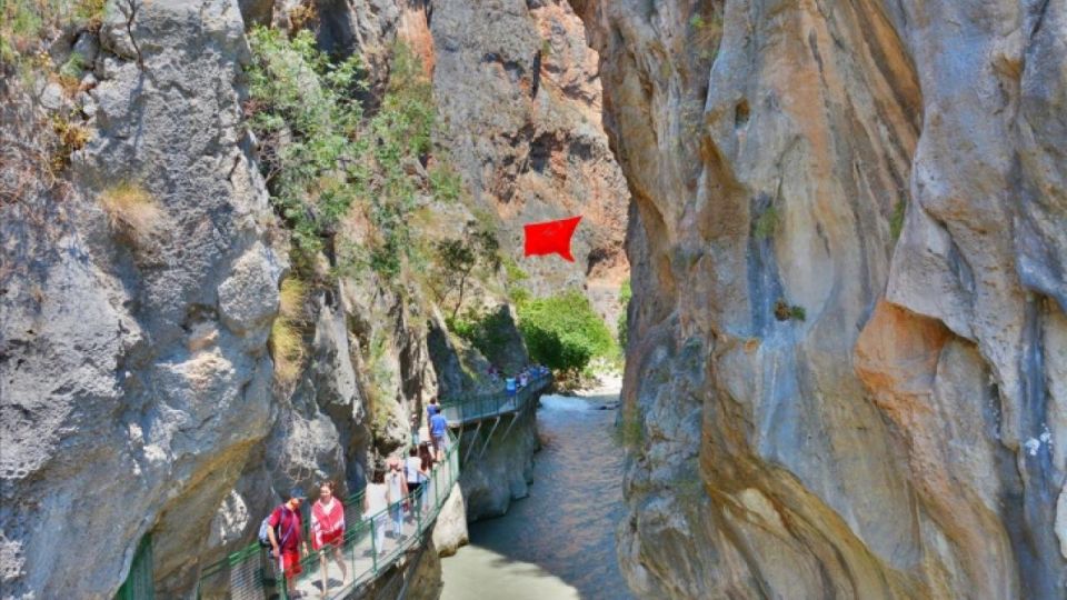 From Kalkan: Saklikent Gorge and Gizlikent Waterfall Trek