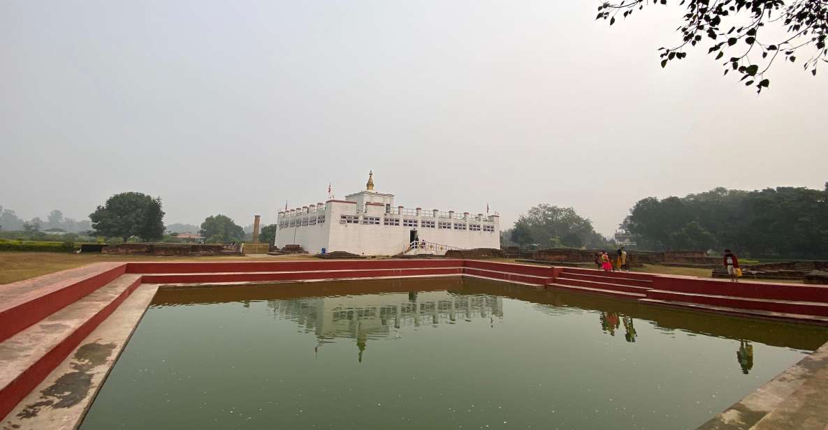 From Lumbini: Guides Day Tour Lumbini With Transfer