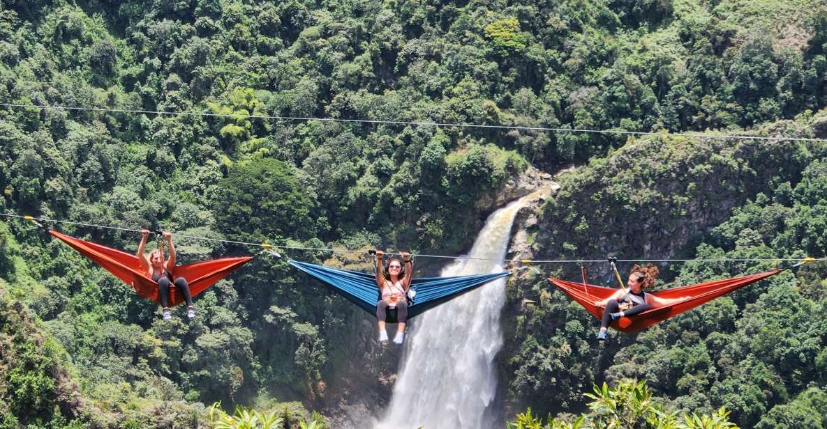 From Medellín: Dream Hammocks, Zipline, & Waterfall Day Trip