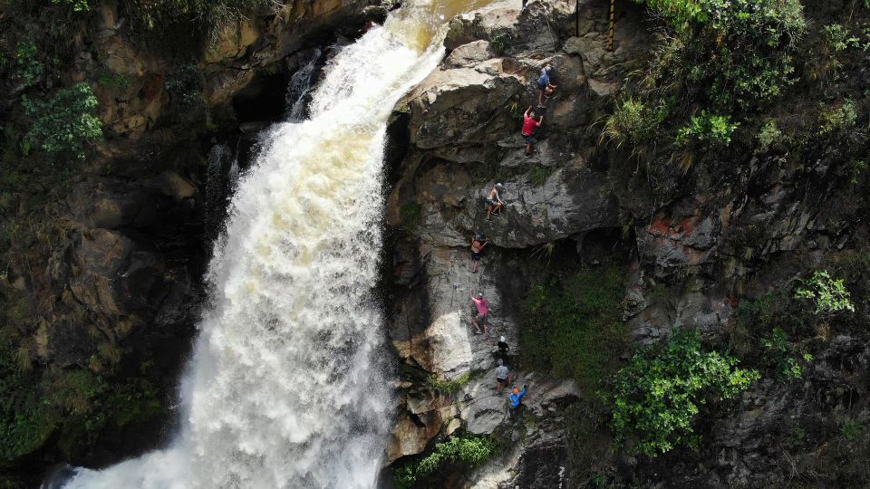 From Medellin:Powerful via Ferrata & Zipline Giant Waterfall - Overview of the Adventure