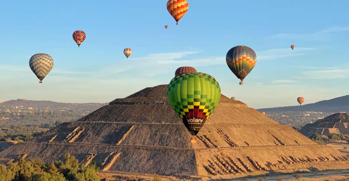 From Mexico City: Teotihuacan Air Balloon Flight & Breakfast