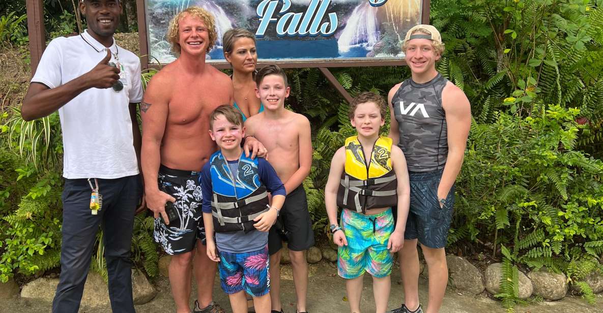 From Montego Bay: Bluehole Secret Falls & Dunns River Falls