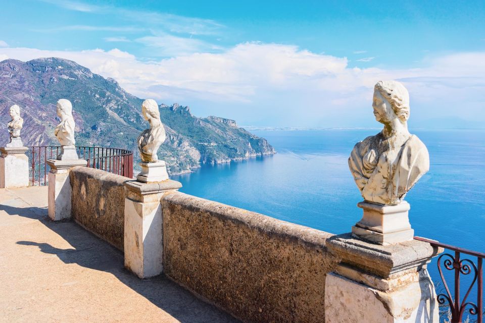 From Naples: Day Trip to Pompeii, Amalfi Coast, and Ravello