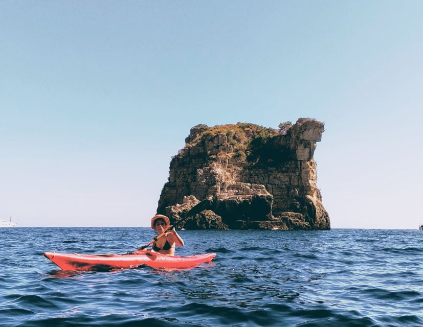 From Nerano: Sorrento Coast to Crapolla Fjord Kayak Tour