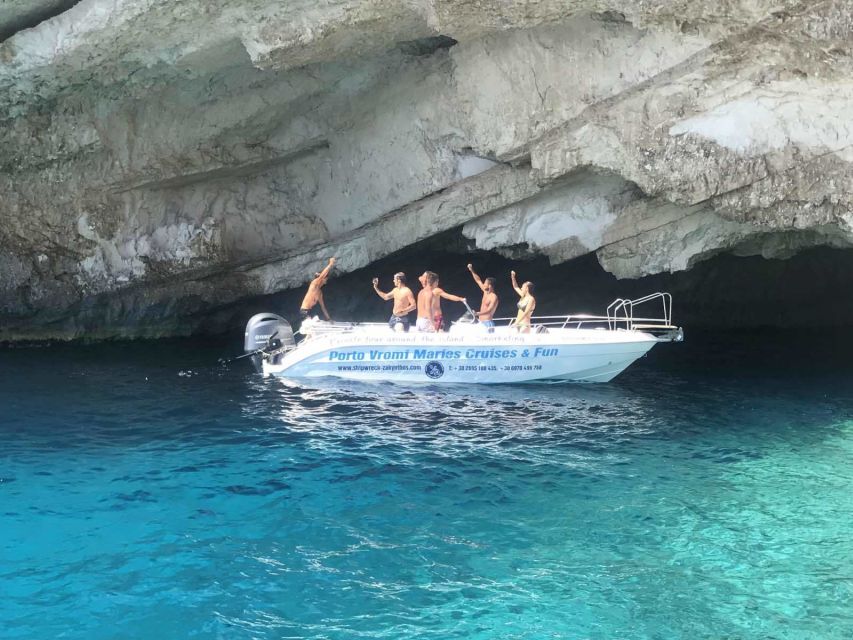 From Porto Vromi: Shipwreck Beach Private Boat Cruise