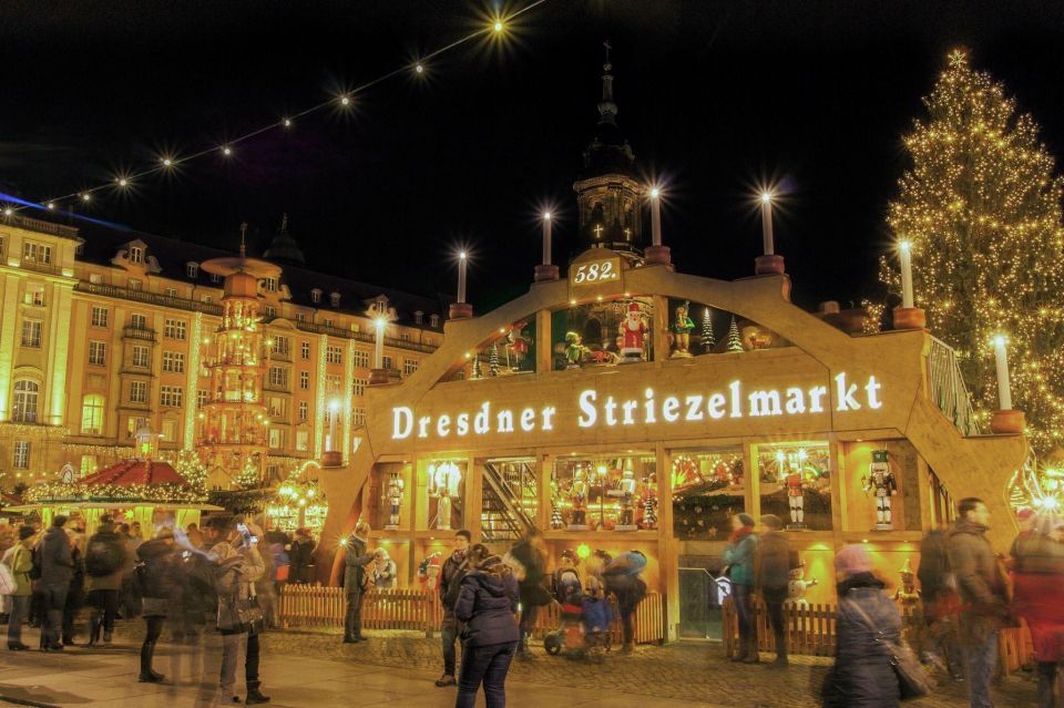 From Prague: Dresden Christmas Market and Bastei Bridge Tour