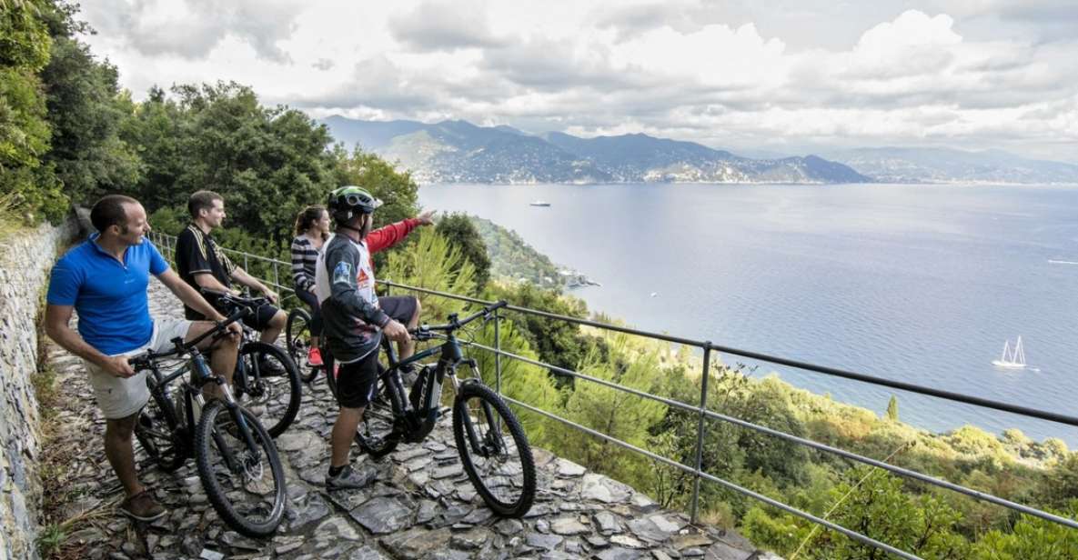 From Recco: Camogli to Portofino Park E-Bike Tour With Lunch