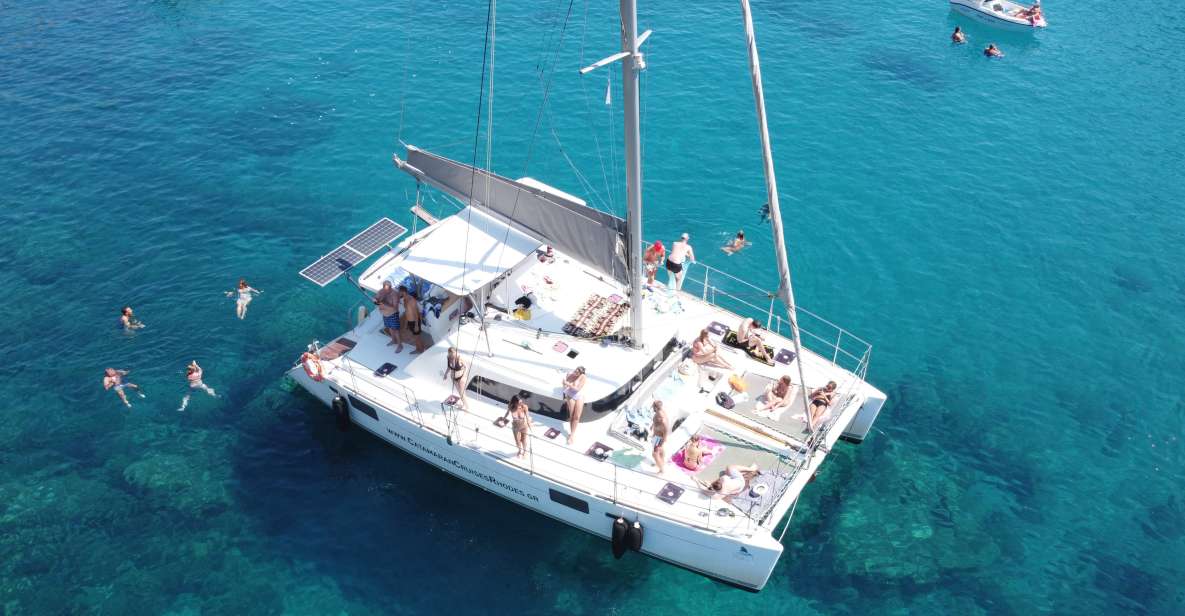 From Rhodes: Private Catamaran Cruise All Inclusive