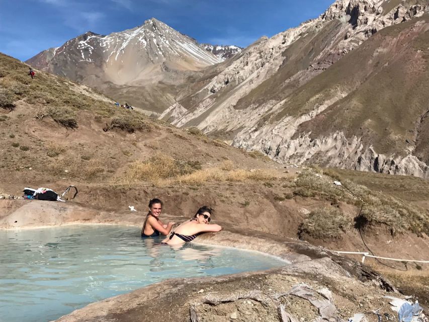 From Santiago: Maipo Canyon Volcano and Hot Spring Tour