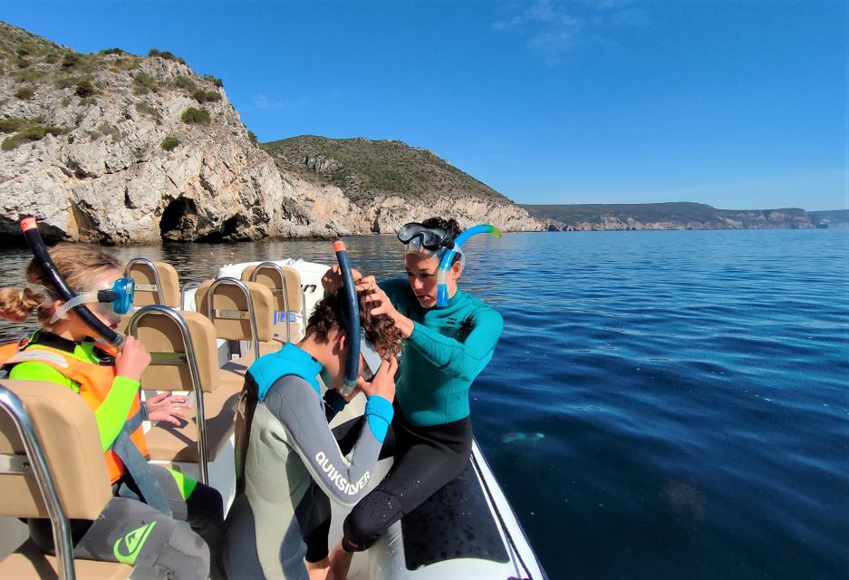 From Sesimbra: Exclusive!!! Sea Scooter Snorkeling Boat Tour