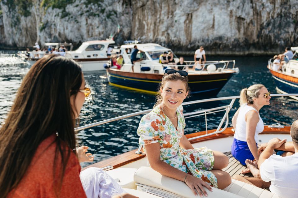 From Sorrento: Capri Boat Tour With Blue Grotto Visit