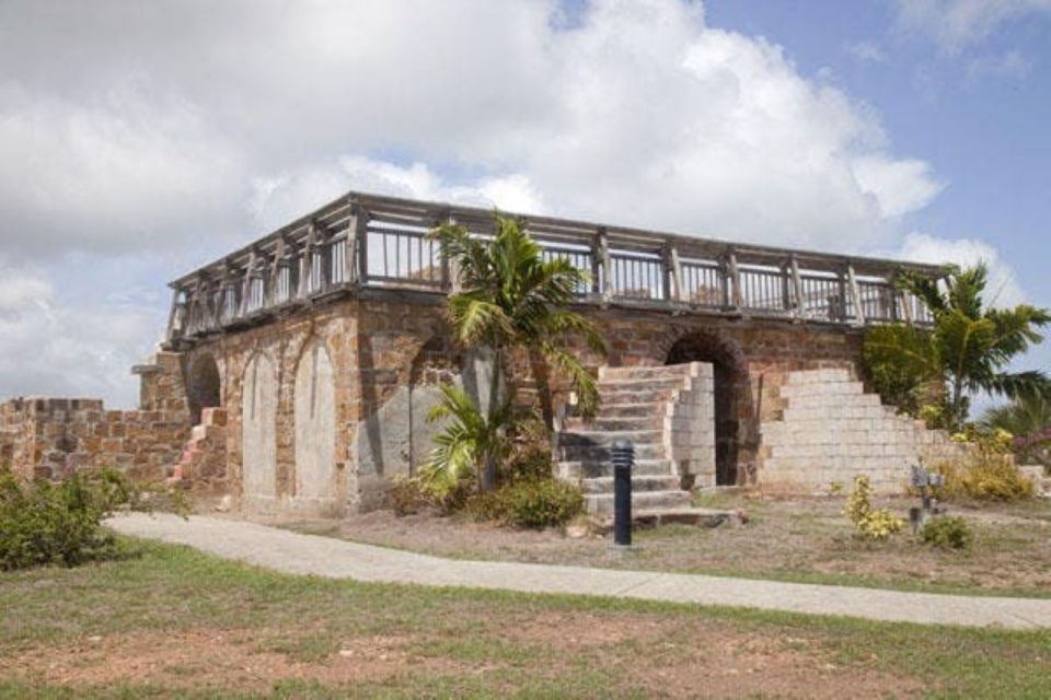 From St Johns: Antigua Historical Tour With Beach Visit