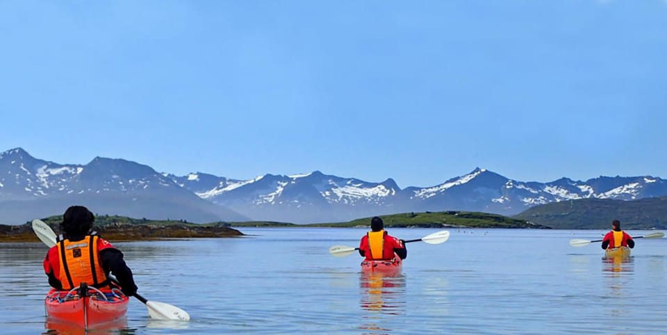 From Tromsø: Sea Kayaking Tour at Sommarøy With Transfer