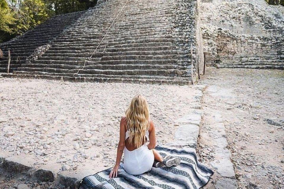 From Tulum: Coba Ruins and Cenote Swim Tour