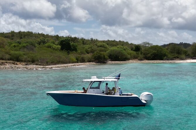 Full Day Private Sightseeing Snorkel Boat Charter in USVI