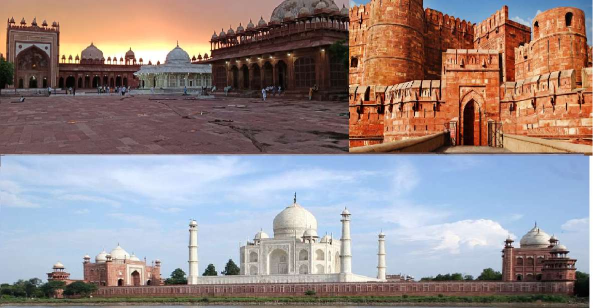 Full Day Tour Agra : Taj Mahal, Fort & Fatehpur Sikri.