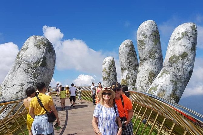 Golden Bridge-Marble Mountain-Hoi An City -Boat Ride-Night Market - Tour Overview