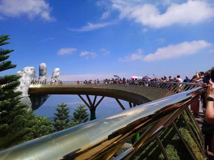 Golden Bridge With Guide, Lunch &Transfer From Tien Sa Port