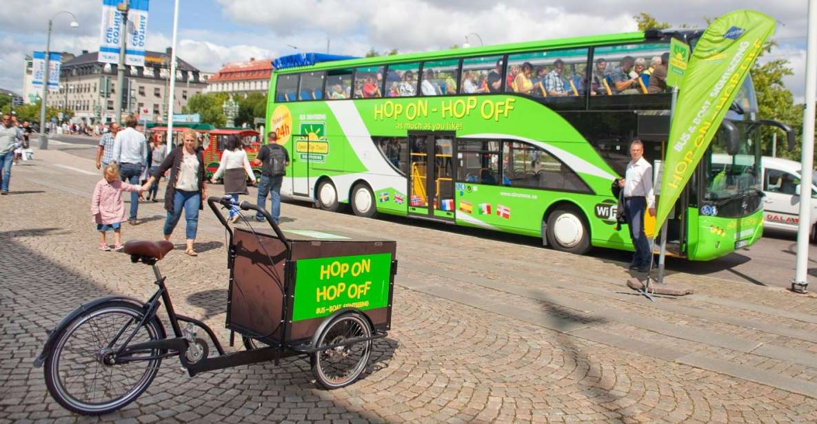 Gothenburg: 24 Hour Hop On–Hop Off Bus and Boat Tour