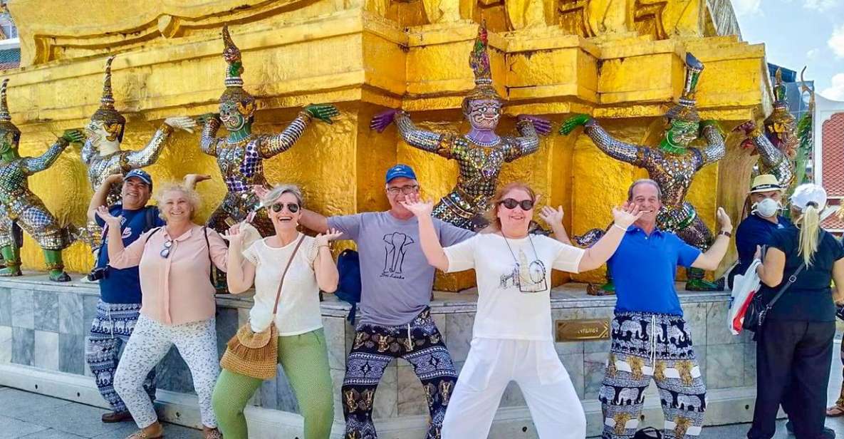 Grand Palace, Wat Pho, and Wat Arun: Guided Tour in English