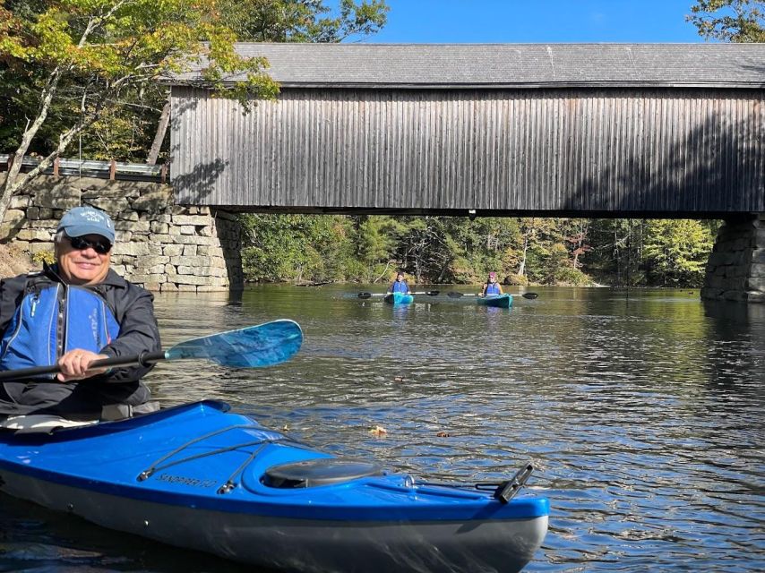 Guided Covered Bridge Kayak Tour, Southern Maine