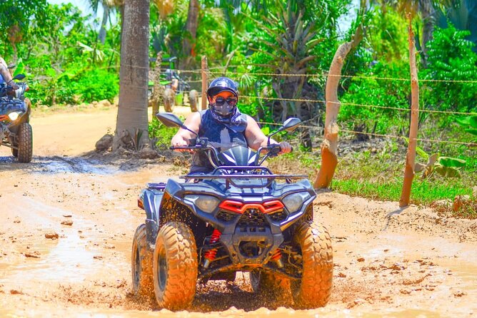 Guided Tour in Four Wheels (ATV) by Macao Beach, Taíno Cave and Typical House