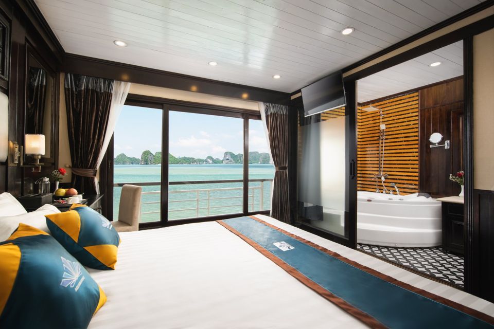 Ha Long Bay: 2-Day Sightseeing Cruise & Private Balcony Room